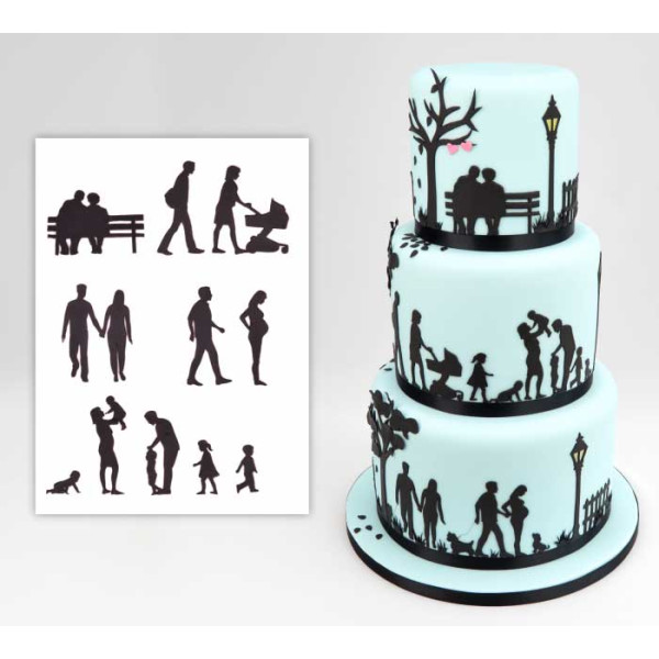 Patchwork Cutters Family Silhouette Cutter Patchwork Cutters Family Silhouette Cutter