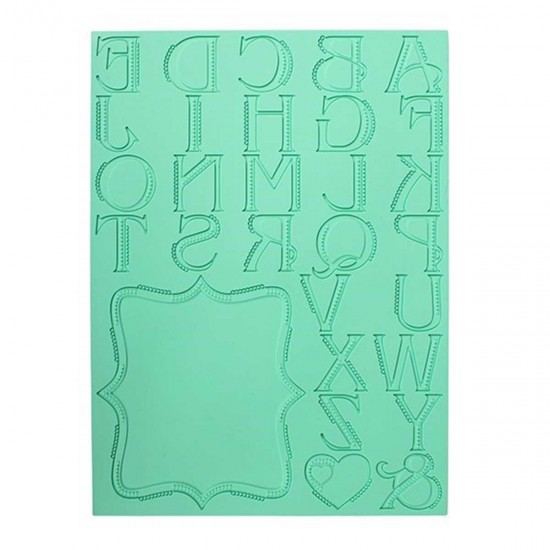 Pavoni Pavoni Magic Decor Cake Lace Mat 9 Letters Alphabet
