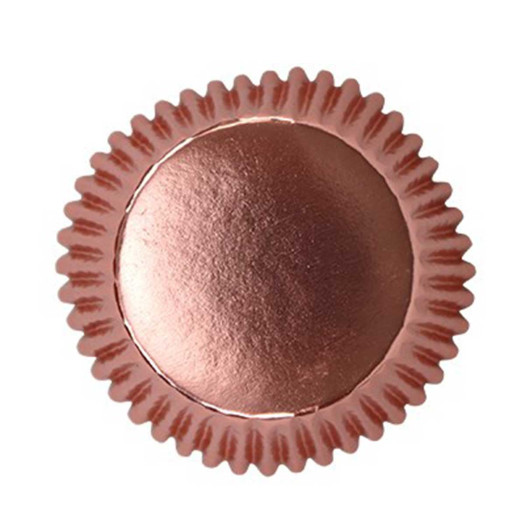 PME Cupcake Cases Foil Rose Gold x30 PME Cupcake Cases Foil Rose Gold x30