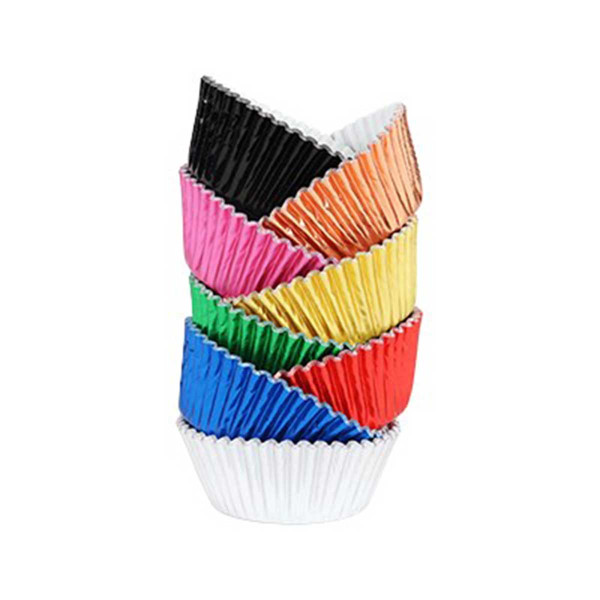 PME Cupcake Cases Foil Lined - Assorted Metallic x100 PME Cupcake Cases Foil Lined - Assorted Metallic x100