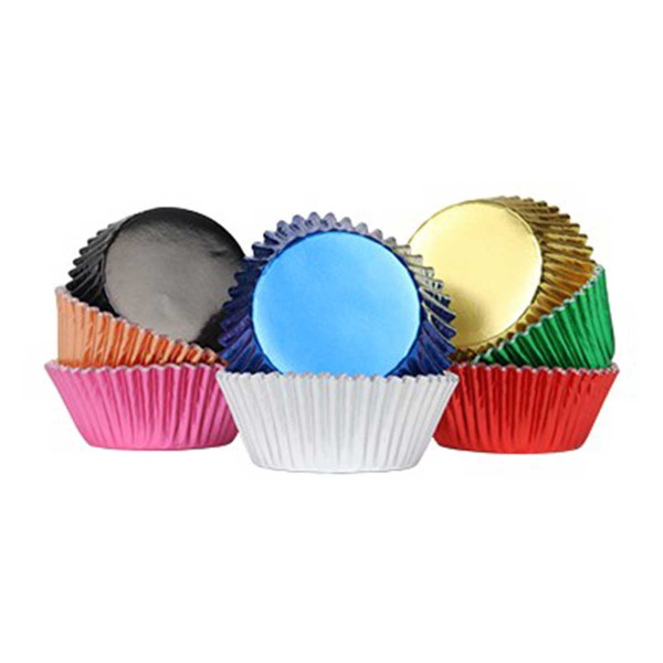PME Cupcake Cases Foil Lined - Assorted Metallic x100 PME Cupcake Cases Foil Lined - Assorted Metallic x100