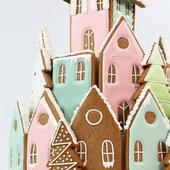 PME Gingerbread House Cookie Cutter Set