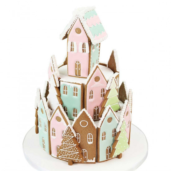 PME Gingerbread House Cookie Cutter Set