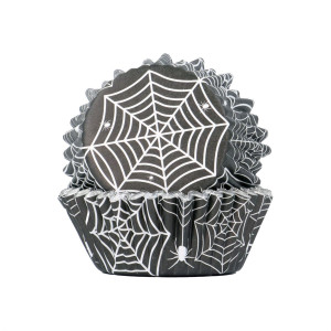 Muffin Cupcake Cases Foil Spiderweb x30 Muffin Cupcake Cases Foil Spiderweb x30