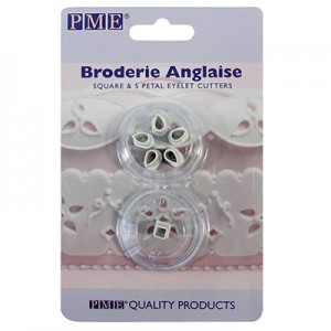 Broderie Anglaise Cutter Set Square & 5-Petal Eyelet Broderie Anglaise Cutter Set Square & 5-Petal Eyelet
