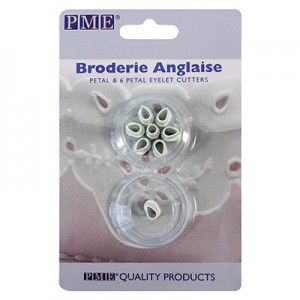 Broderie Anglaise Cutter Set Petal & 6-Petal Eyelet Broderie Anglaise Cutter Set Petal & 6-Petal Eyelet