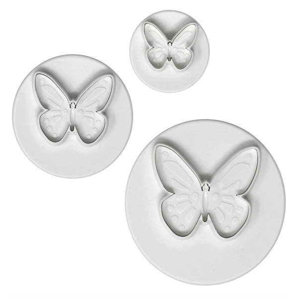 PME Pretty Butterfly Plunger Cutter Set x3 PME Pretty Butterfly Plunger Cutter Set x3