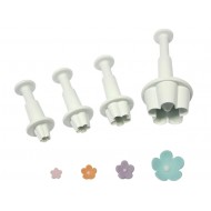 Flower Blossom Forget-Me-Not Plunger Cutter Set