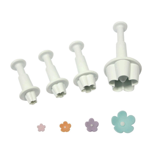 PME Flower Blossom Forget-Me-Not Plunger Cutter Set PME Flower Blossom Forget-Me-Not Plunger Cutter Set