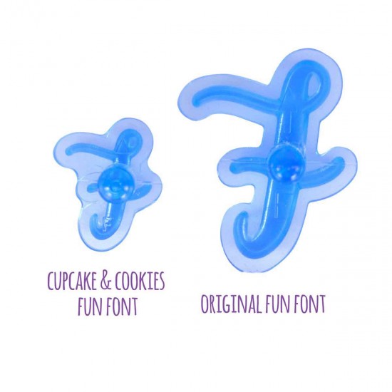PME Fun Fonts Cupcake and Cookies Collection #1