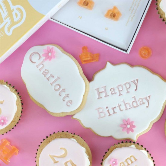 PME Fun Fonts Cupcake and Cookies Collection #2