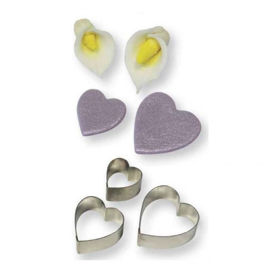 PME Heart/Arum Lily Cutter Set