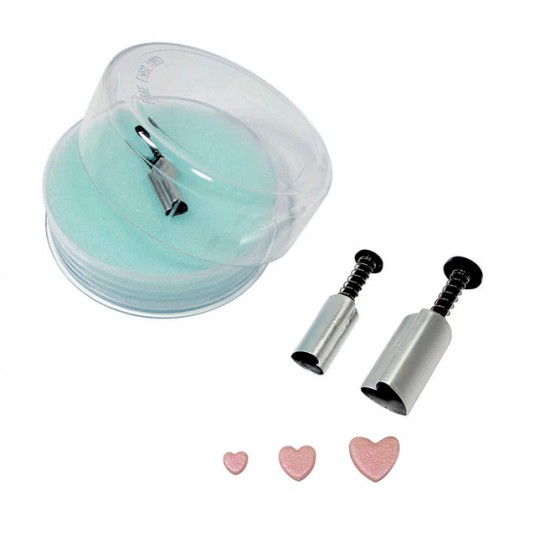 PME Heart Plunger Cutter Set of 3 Small