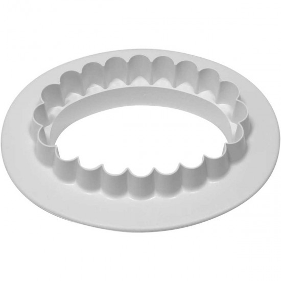 PME Plaque Cutter Plain & Fluted Oval XL