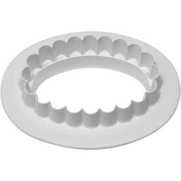 PME Plaque Cutter Plain & Fluted Oval XL PME Plaque Cutter Plain & Fluted Oval XL