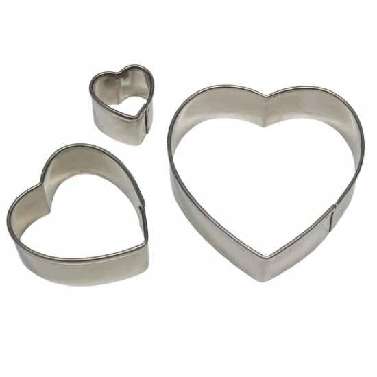 PME Heart Cutter Set of 3 Medium