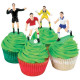 PME Football Cake Topper Set