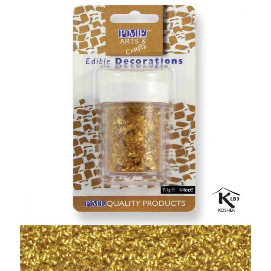 PME Glitter Flakes Gold 7.1g