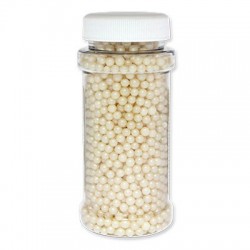 Sugar Pearls Ivory Small 4mm 100g
