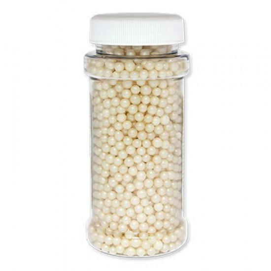 PME Sugar Pearls Ivory Small 4mm 100g