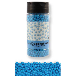 Sugar Pearls Blue Small 4mm 100g Sugar Pearls Blue Small 4mm 100g