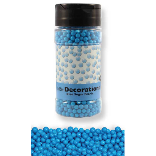 PME Sugar Pearls Blue Small 4mm 100g PME Sugar Pearls Blue Small 4mm 100g