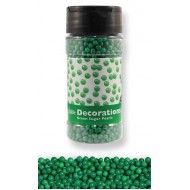 Sugar Pearls Green Small 4mm 100g WAS £2.50 BB 25/05/24