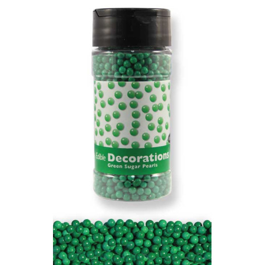 PME Sugar Pearls Green Small 4mm 100g PME Sugar Pearls Green Small 4mm 100g