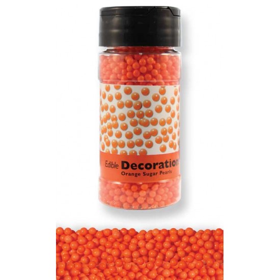 PME Sugar Pearls Orange Small 4mm 100g