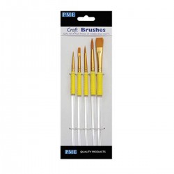 Craft Brush Set mixed width