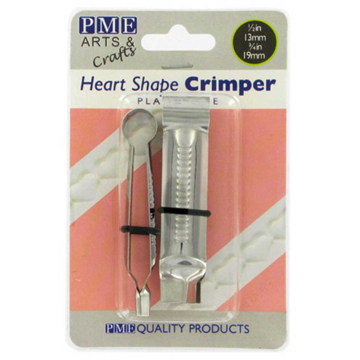 PME Heart Plain Edge Crimper Set PME Heart Plain Edge Crimper Set
