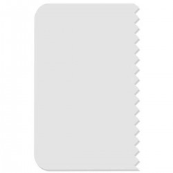 Side Scrapers Patterned Edge Set 4