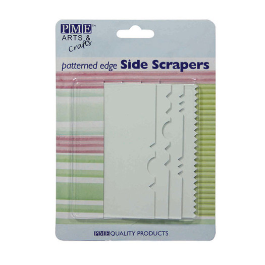 PME Side Scrapers Patterned Edge Set 4 PME Side Scrapers Patterned Edge Set 4