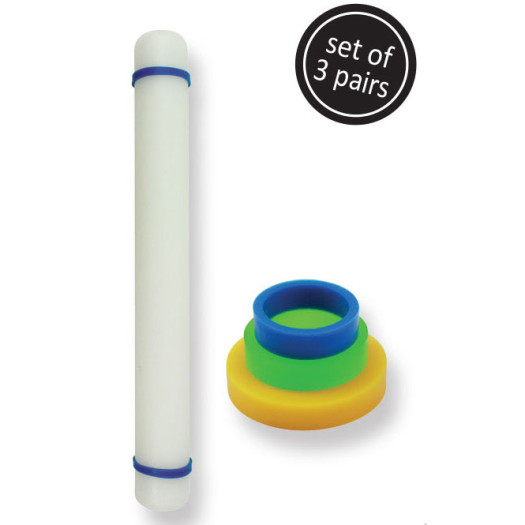 PME Rolling Pin Guide Rings Small PME Rolling Pin Guide Rings Small