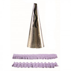 Frill Tube Single Waved