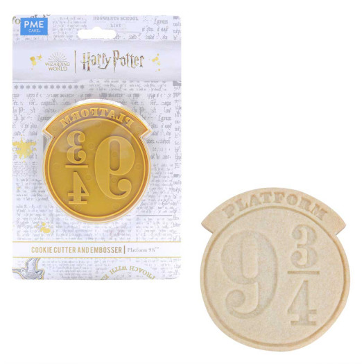 PME Harry Potter Cookie Cutter & Embosser, Platform 9¾ PME Harry Potter Cookie Cutter & Embosser, Platform 9¾