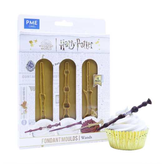 PME Harry Potter Fondant Mould, Set of 6, Wands PME Harry Potter Fondant Mould, Set of 6, Wands