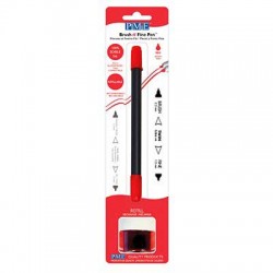 Brush & Fine Pen Red