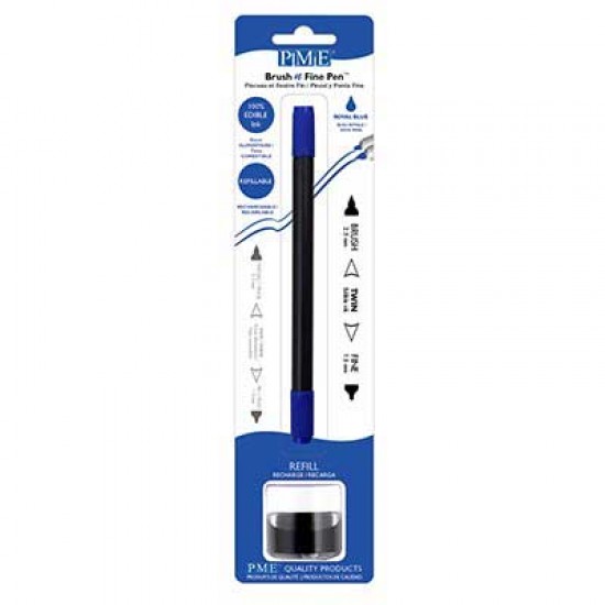 PME Brush & Fine Pen Royal Blue