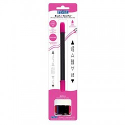 Brush & Fine Pen Pink