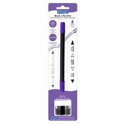 Brush & Fine Pen Purple