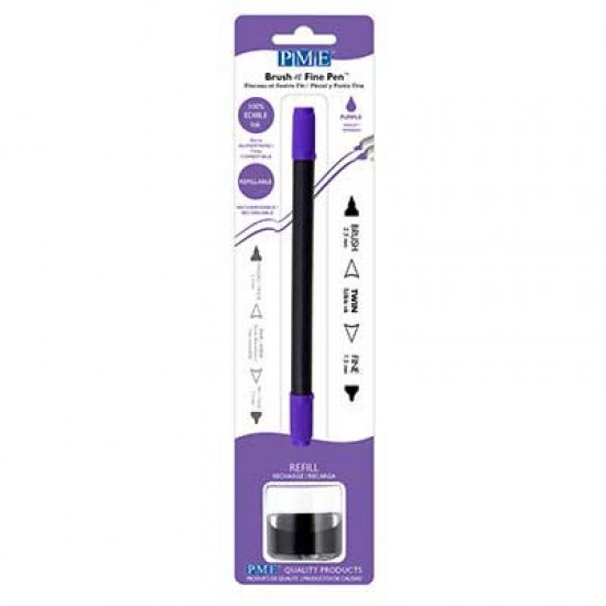 PME Brush & Fine Pen Purple