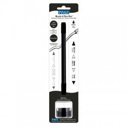 Brush & Fine Pen Black