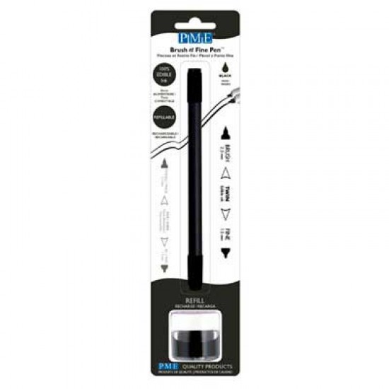 PME Brush & Fine Pen Black