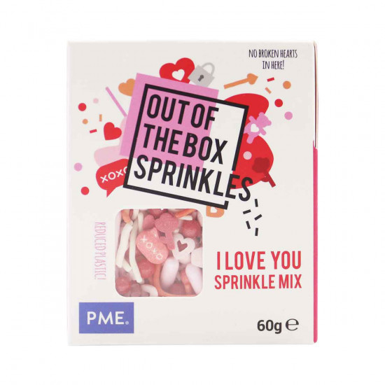 PME Out the Box Sprinkle Mix I Love You 60g