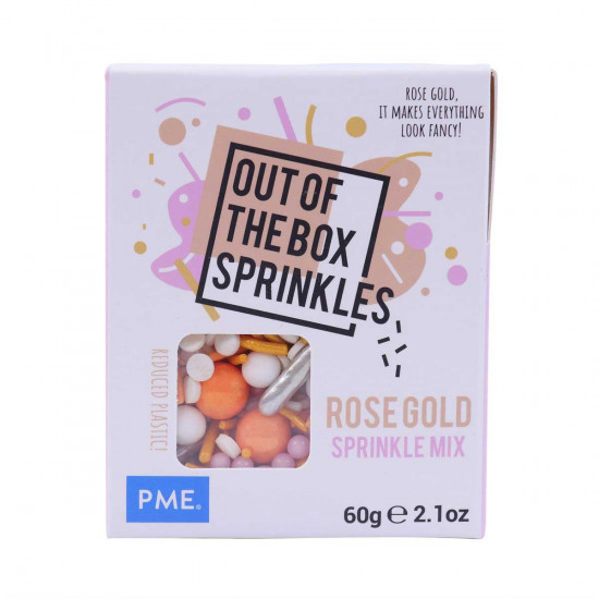 PME Out the Box Sprinkle Mix Rose Gold 60g