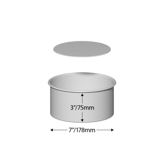 PME Cake Tin Loose Bottom Round 7" PME Cake Tin Loose Bottom Round 7"