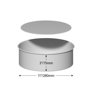 Cake Tin Loose Bottom Round 11"