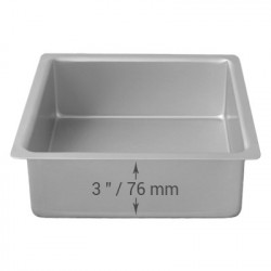 Cake Tin Square 8"