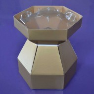 Cupcake Bouquet Box Gold